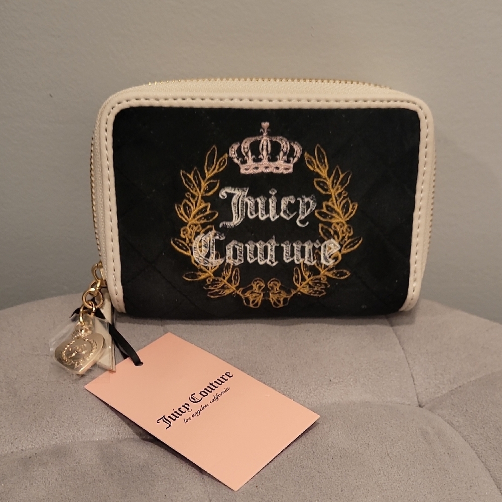 JC 👑 Royal Couture Med Double Zip Around Wallet-NWT